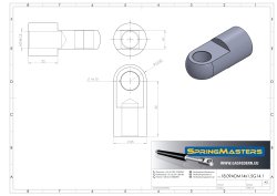 Auge m. Bund M14, &Oslash; 14,1 mm, wirksame L&auml;nge...