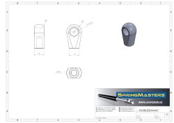 Auge flach M8, &Oslash; 10,2 mm, wirksame L&auml;nge 20 mm