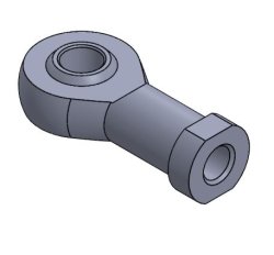 Gelenkkopf M10, Ø 10 mm, wirksame Länge 43 mm