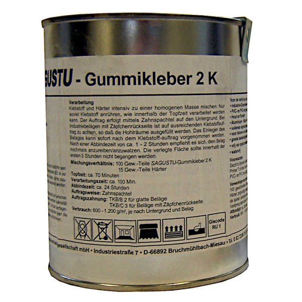 SAGUSTU Gummikleber 2 K, 2 Komponenten