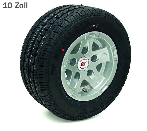 SECURITY Komplettrad 195/55R10C, 98/96N, TR603