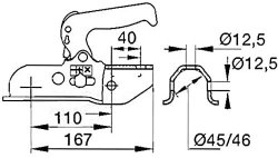 AL-BE EM 220 R-A, -2200 kg, &Oslash; 45-46 mm