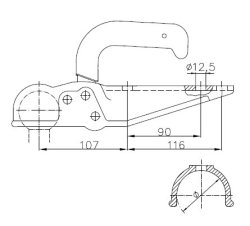 WINTERHOFF WW 20-F1, -2000 kg, &Oslash; 60 mm