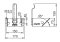 AL-KO UK 36 Unterlegkeilhalter, f. Unterlegkeil