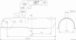 SPP ZSK-750E, -750 kg, &Oslash; 70,5 mm