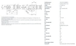 Gabelkopf M12, 24 x 86 mm, Bohrung Ø 12 mm