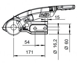 AL-KO AKS 3504, 200-3500 kg, &Oslash; 60 mm