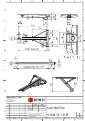 B&Uuml;NTE Ausdrehst&uuml;tze, universal, 280 x 535 x 90 mm