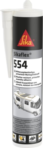 SIKA Sikaflex-554, schwarz, 300 ml Kartusche