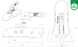 SPP ZSK-750K, -750 kg, V-Deichsel