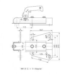 WINTERHOFF WW 8-G+V, -800 kg, V-Deichsel