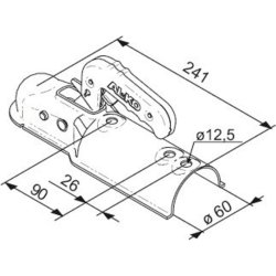 AL-KO AK 7-B, -750 kg, Ø 60 mm