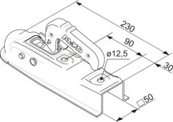 AL-KO AK 7-D, -750 kg, Vkt. 50 mm