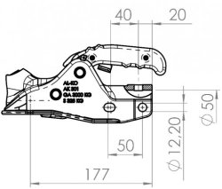 AL-KO AK 301, -3000 kg, &Oslash; 45/50 mm