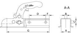 KNOTT KQ14-A, -1400 kg, Vkt. 50 mm