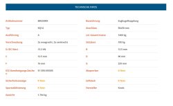 KNOTT KQ14-A, -1400 kg, Vkt. 50 mm