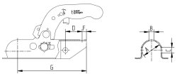 KNOTT K20-A, -2000 kg, &Oslash; 50 mm