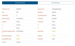 KNOTT K35-C, -3500 kg, &Oslash; 60 mm