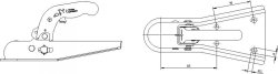 KNOTT AKFV7,5, -750 kg, V-Deichsel