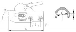 KNOTT AV35, -3500 kg, &Oslash; 60 mm, absperrbar