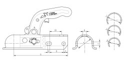 KNOTT K30U, universal, -3000 kg, &Oslash; 35/40/45/50 mm