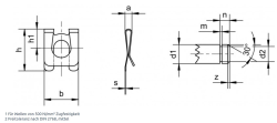 SL-Sicherung, 25,9 x 22 x 0,5 mm, Ø 12 mm