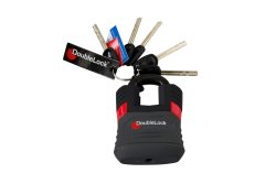 DOUBLELOCK Padlock Fix Red, Vorhangschloss