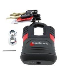 DOUBLELOCK Padlock Fix Red, Vorhangschloss