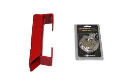 DOUBLELOCK Trailer Lock Red Small