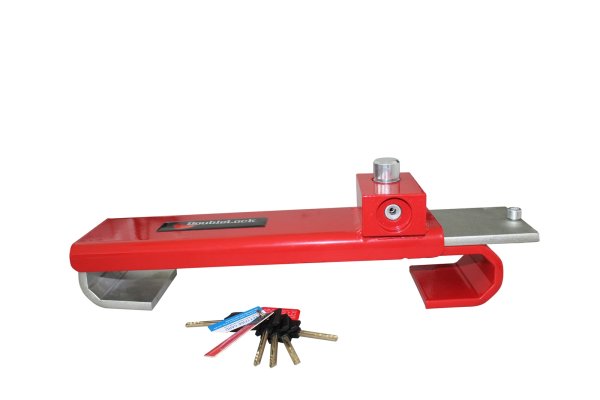 DOUBLELOCK Container Lock Heavy Red SCM