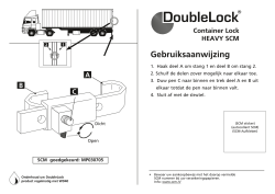 DOUBLELOCK Container Lock Heavy Red SCM