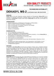 DEKALIN Dekasyl MS-2, grau, 290 ml Kartusche