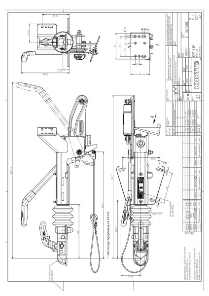 KNOTT Auflaufeinrichtung KF17-E, 900-1700 kg