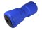 Kielrolle, &Oslash; 80/60 x 185 mm, Bohrung &Oslash; 21 mm, blau