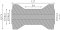 STOLTZ RP-5 Kielrolle, &Oslash; 73/46,5 x 127 mm