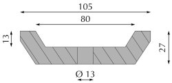 STOLTZ ULT-3 Bugrollenset, &Oslash; 133 x 164 mm, orange