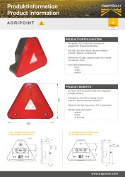 ASP&Ouml;CK Agripoint R&uuml;ckleuchte LED (Hybrid) li./re.