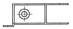 Einfass-Bordwandverschluss, links, 361 mm hoch