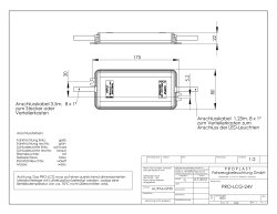 PROPLAST Pro-LCG Zentral Kontrollger&auml;t LED