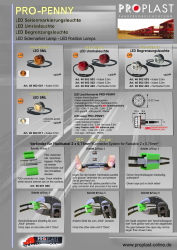 PROPLAST Pro-Penny Seitenmarkierungsleuchte LED