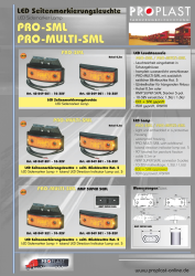 PROPLAST Pro-SML Seitenmarkierungsleuchte LED gelb