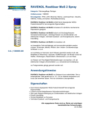 RAVENOL Rostlöser m. MoS2, 400 ml Spraydose