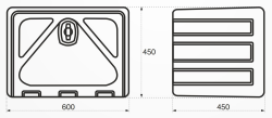 STABILO Staukasten 600, 450 x 600 x 450 mm