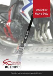 ACEBIKES Ratchet Kit Heavy-Duty, m. 2 Zurrgurten