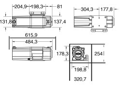 SUPERWINCH S 5500 SR, 2494,8 kg, 12 V