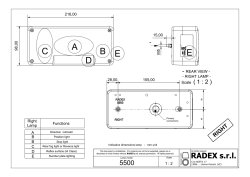 RADEX 5500 R&uuml;ckleuchte rechts