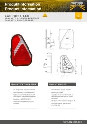 ASP&Ouml;CK Earpoint R&uuml;ckleuchte LED links