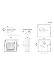 FRISTOM FT-120 R&uuml;ckleuchte LED