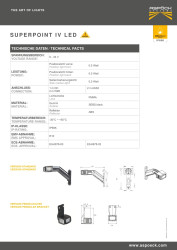 ASP&Ouml;CK Superpoint IV Umrissleuchte LED r./w./g.