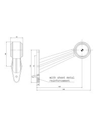 FRISTOM FT-009 E Umrissleuchte LED rot/wei&szlig;